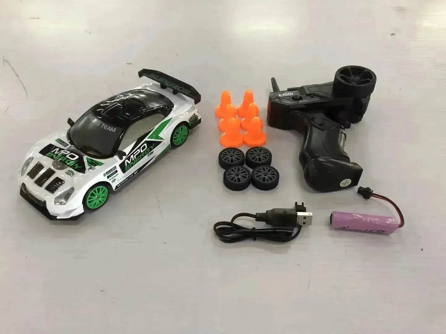 2.4G Drift Rc Car 4WD RC Drift Car Toy Remote Control GTR Model AE86 Vehicle Car RC Racing Car Toy For Children Christmas Gifts 