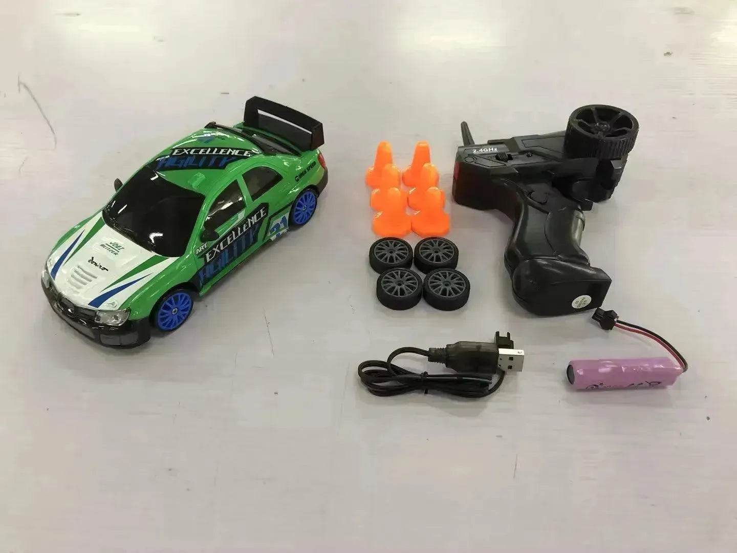 2.4G Drift Rc Car 4WD RC Drift Car Toy Remote Control GTR Model AE86 Vehicle Car RC Racing Car Toy For Children Christmas Gifts 
