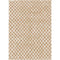 Metro Checkered Natural Rug – Moroccan-Inspired Minimalist Washable Area Rug by ArtiPlanto