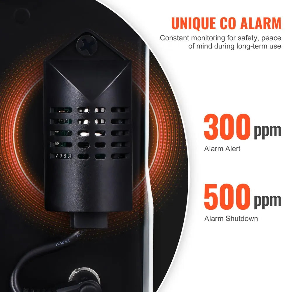 VEVOR 8KW Diesel Heater, 12V/24V All-in-One Air Heater, Bluetooth App, Remote & Display, CO Alarm, Fast Heating Horizontal Portable Heater for Vehicles & Garage 