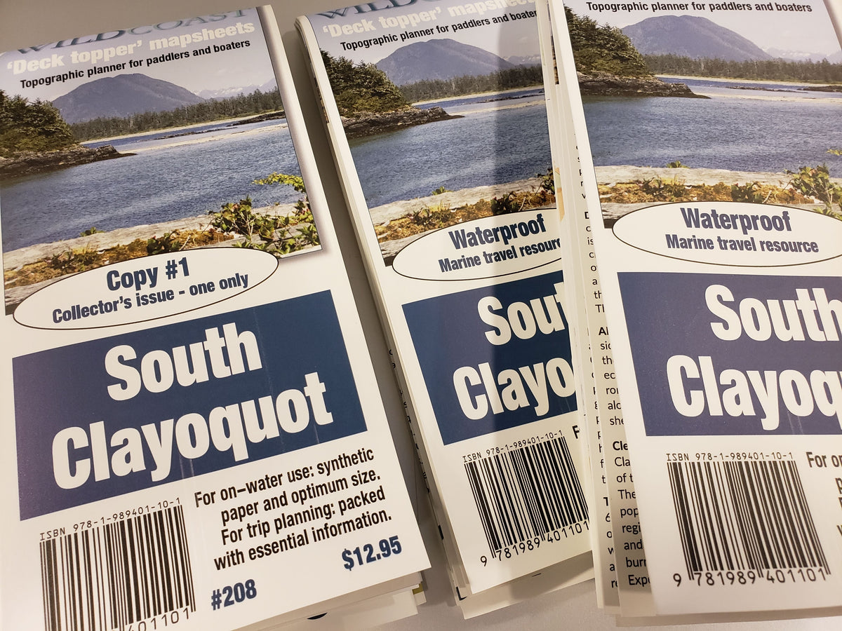 208 South Clayoquot Sound Kayaking and Boating Map 