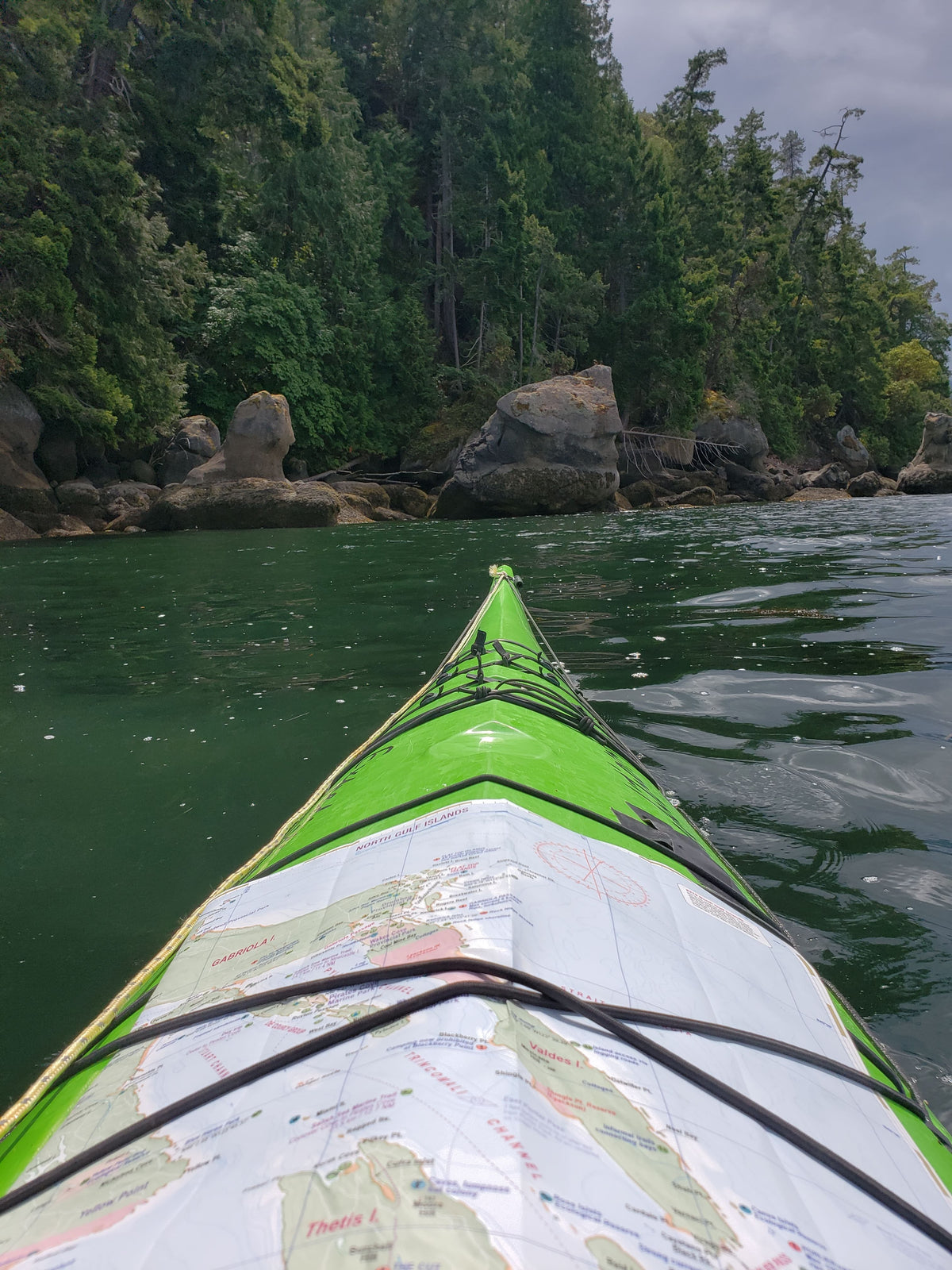 219 North Gulf Islands Kayaking and Boating Map 
