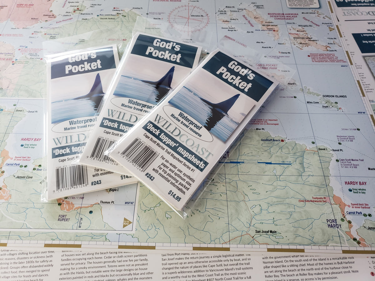 243 God's Pocket Kayaking and Boating Map 