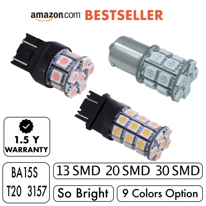 Kit for 2021 Dodge Ram 1500 LED Exterior Replacement Package (headlight, reverse light, brake light, side marker) 