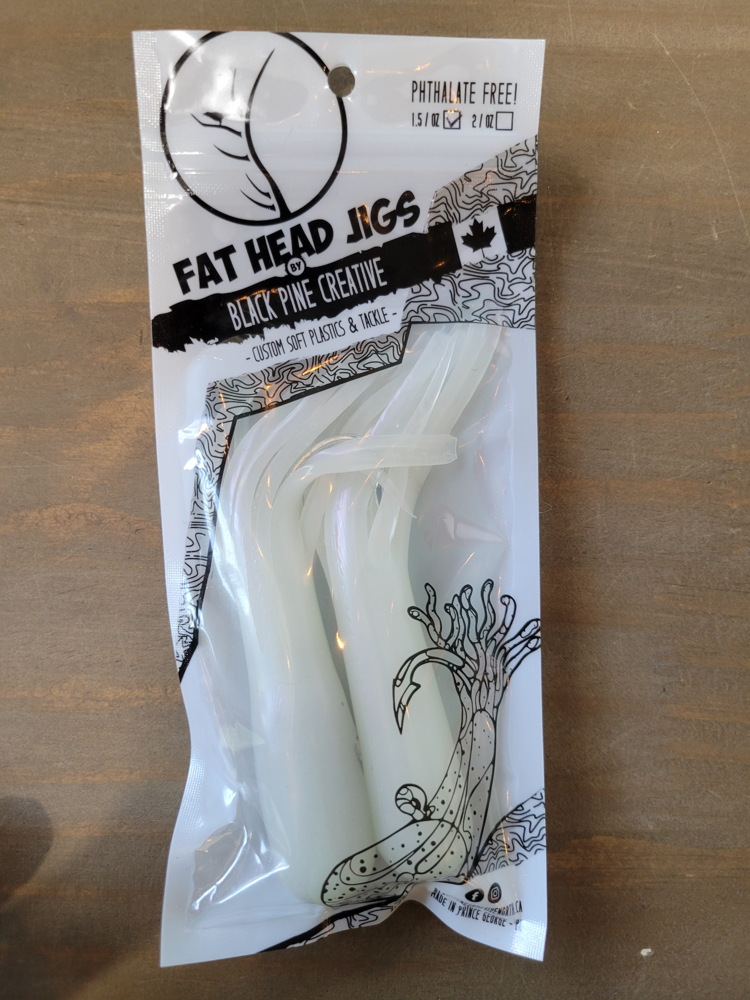 Black Pine 5" 1.5oz Tube Jigs 2/pk 