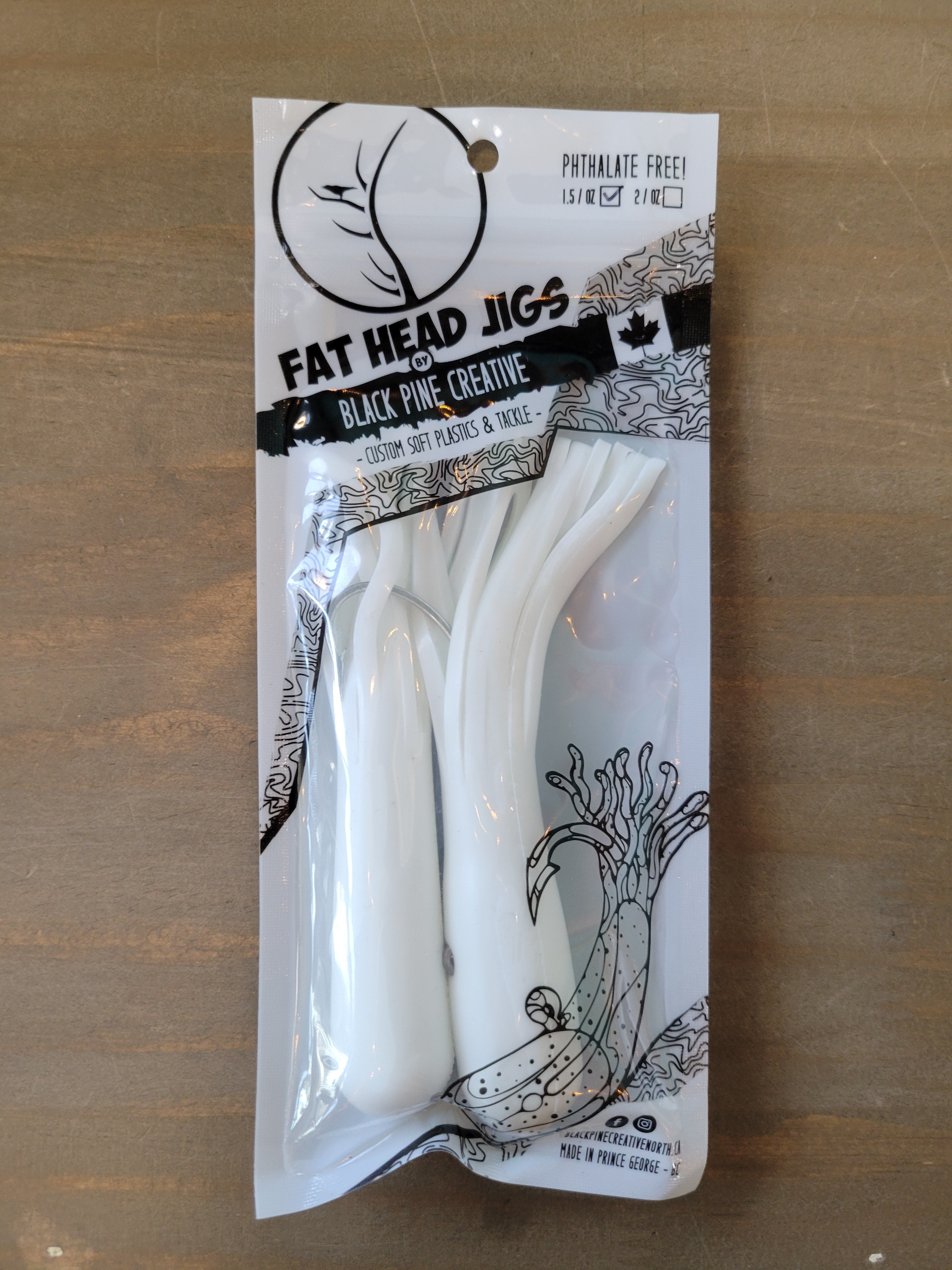 Black Pine 5" 1.5oz Tube Jigs 2/pk 