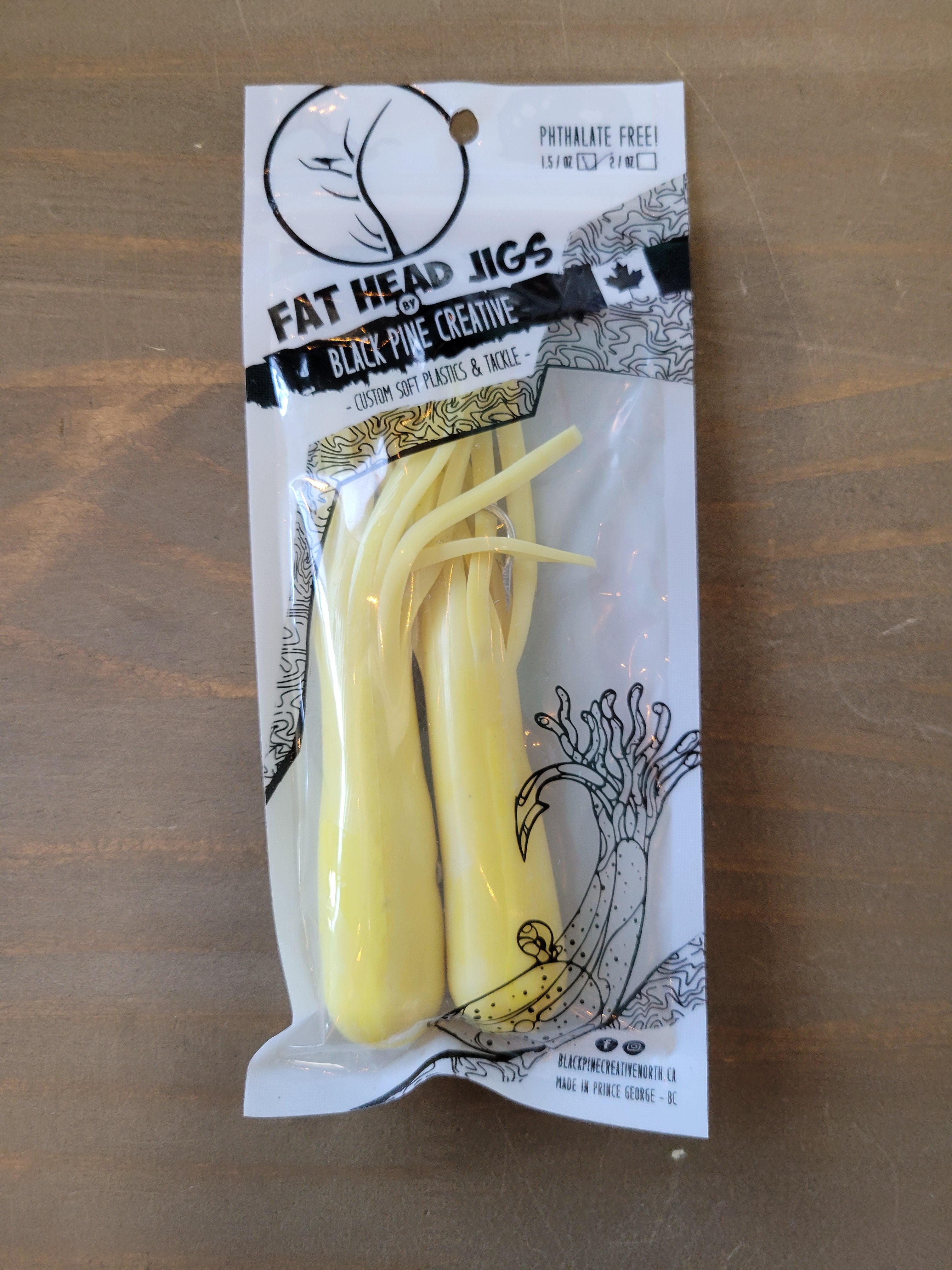 Black Pine 5" 1.5oz Tube Jigs 2/pk 