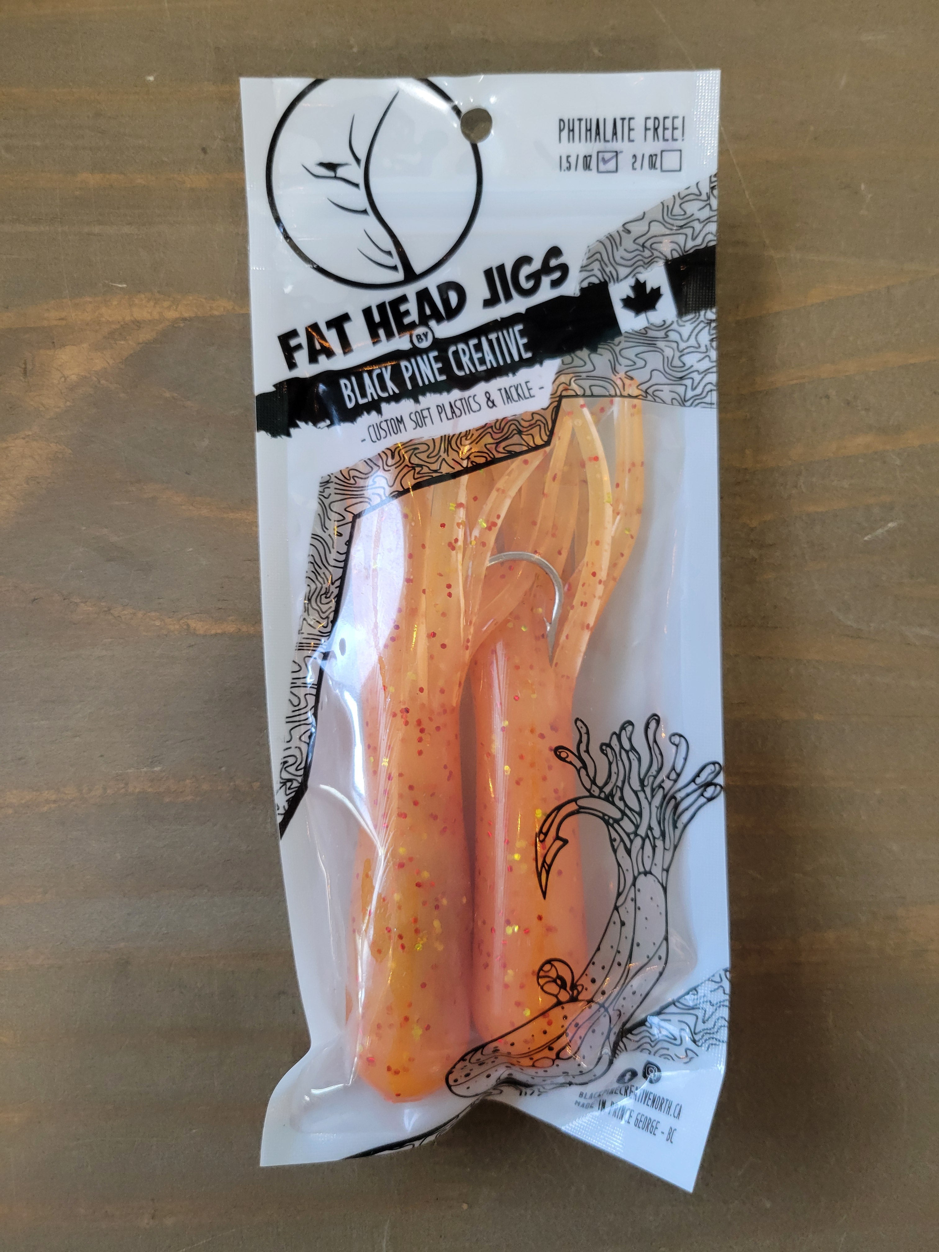 Black Pine 5" 1.5oz Tube Jigs 2/pk 