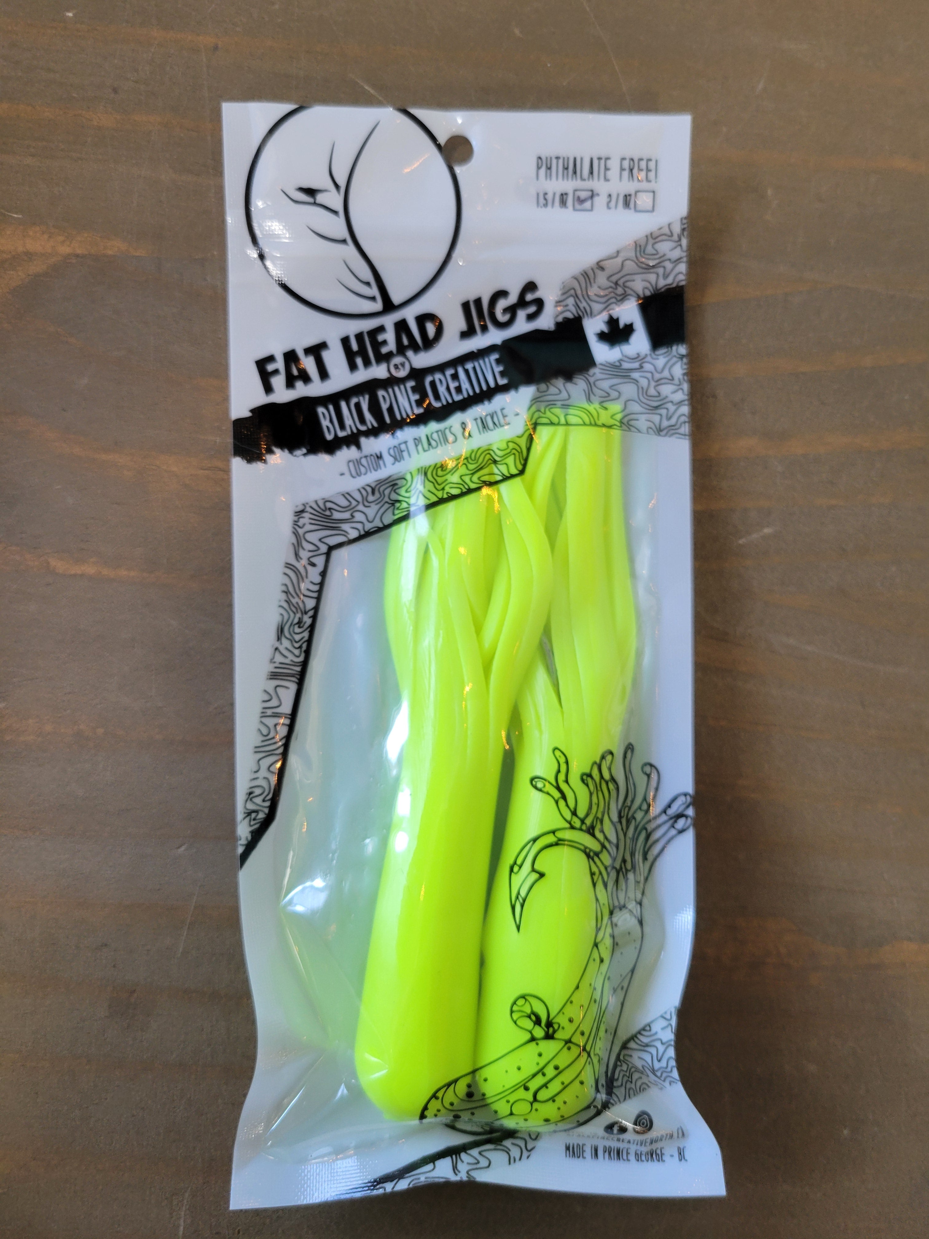 Black Pine 5" 1.5oz Tube Jigs 2/pk 