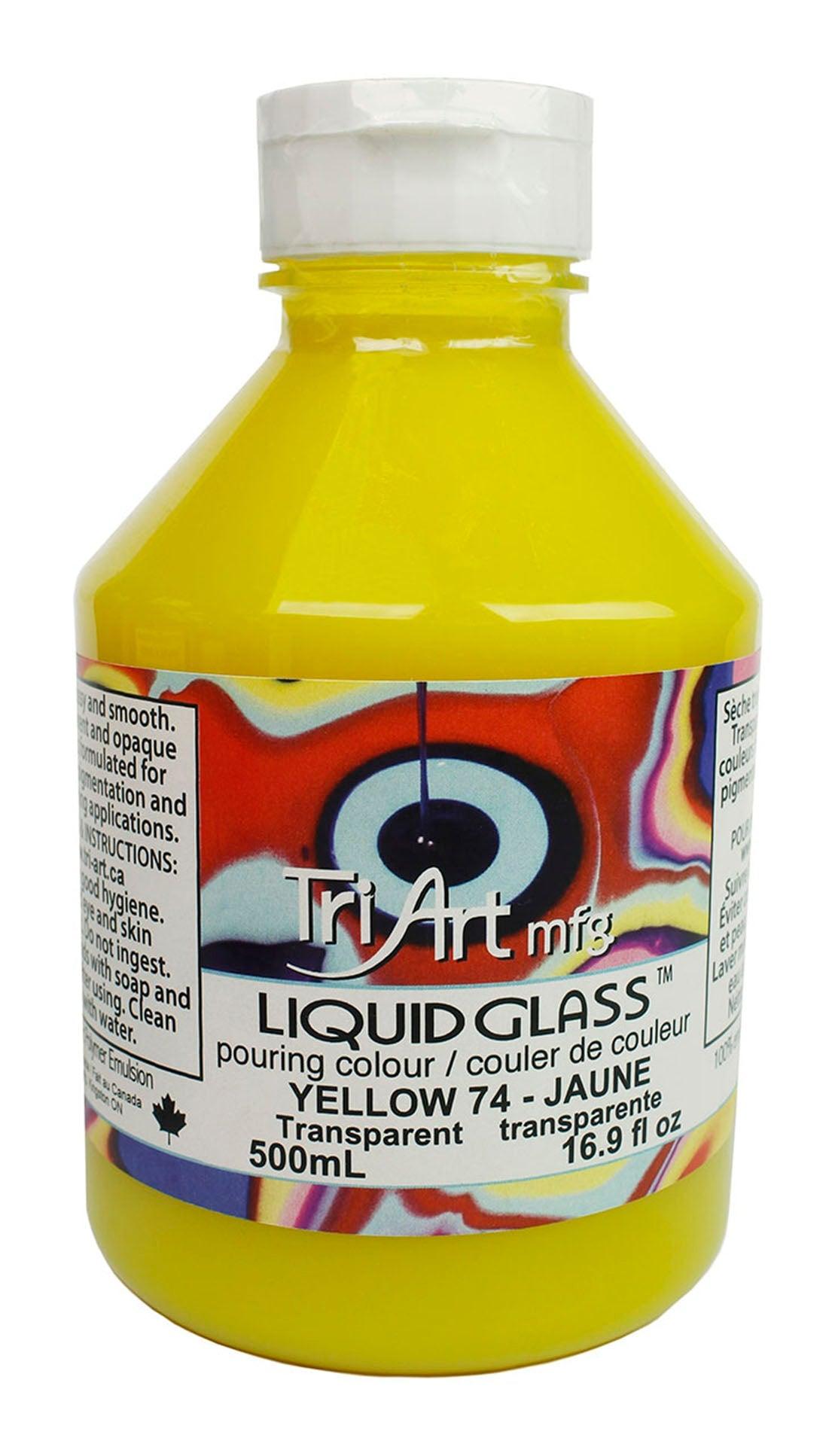 Liquid Glass - Pouring Colours - Yellow 