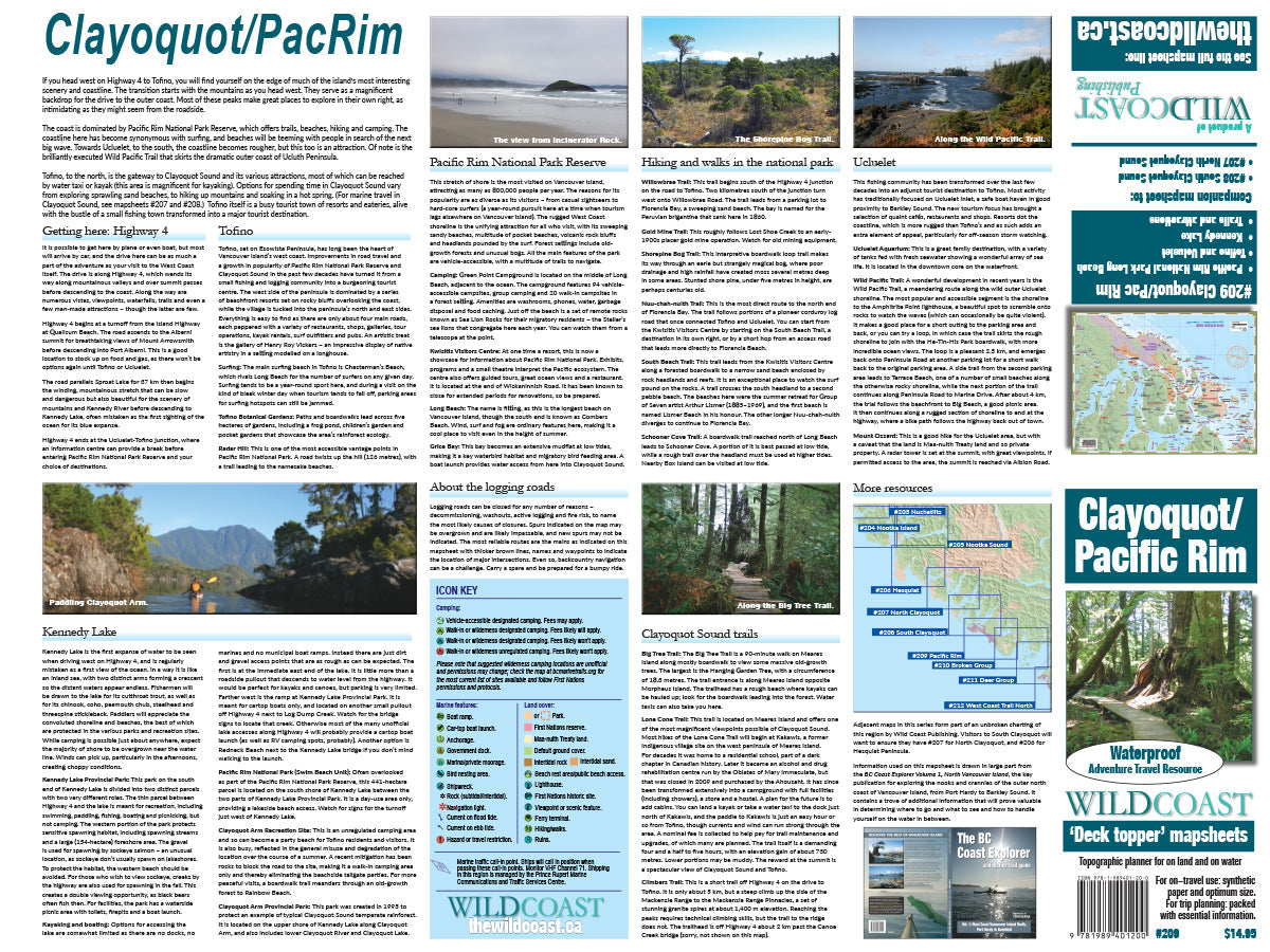 209 Clayoquot/Pacific Rim National Park Exploration Map 