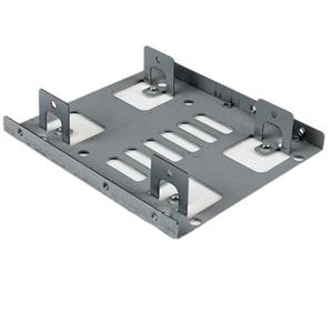 Dual 2.5" to 3.5" HDD Bracket for SATA Hard Drives - 2 Drive 2.5" to 3.5" Bracket for Mounting Bay 