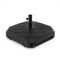 211 LBS Fillable Patio Umbrella Base with Wheels and Telescopic Pull Rod