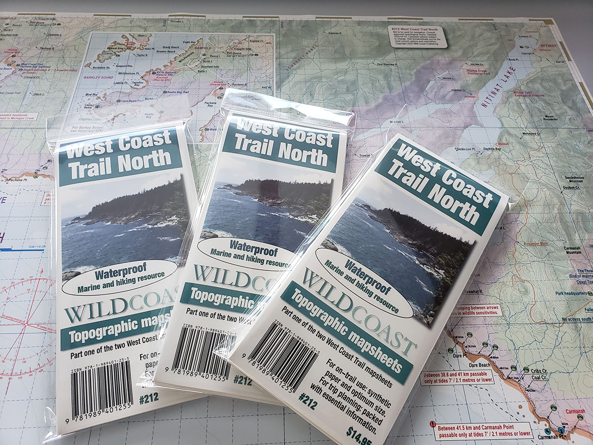 212 West Coast Trail North Trail and Marine Map 