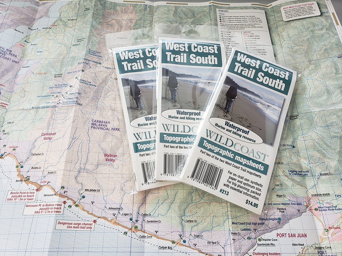 213 West Coast Trail South Trail and Marine Map 