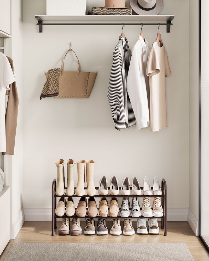 SONGMICS Expandable Shoe Rack 