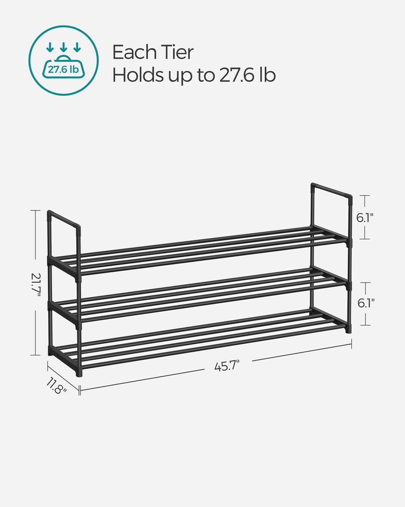 SONGMICS Metal Shoe Rack 