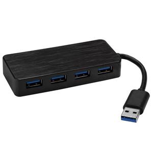 4 Port USB 3.0 Hub SuperSpeed 5Gbps w/ Fast Charge - Portable USB 3.2 Gen 1 (5Gbps) Type-A Laptop/Desktop Hub - USB Bus/Self Powered 