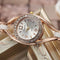 Creative Diamond Bracelet Watch – Women’s Fashion Quartz Round Dial Watch with Elegant Bracelet Strap, Life Waterproof Design
