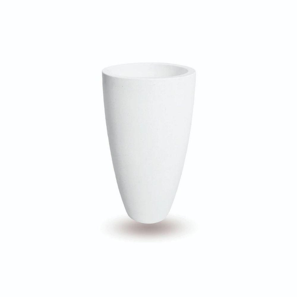 Lazio White Cement Planter (Multiple Sizes) 