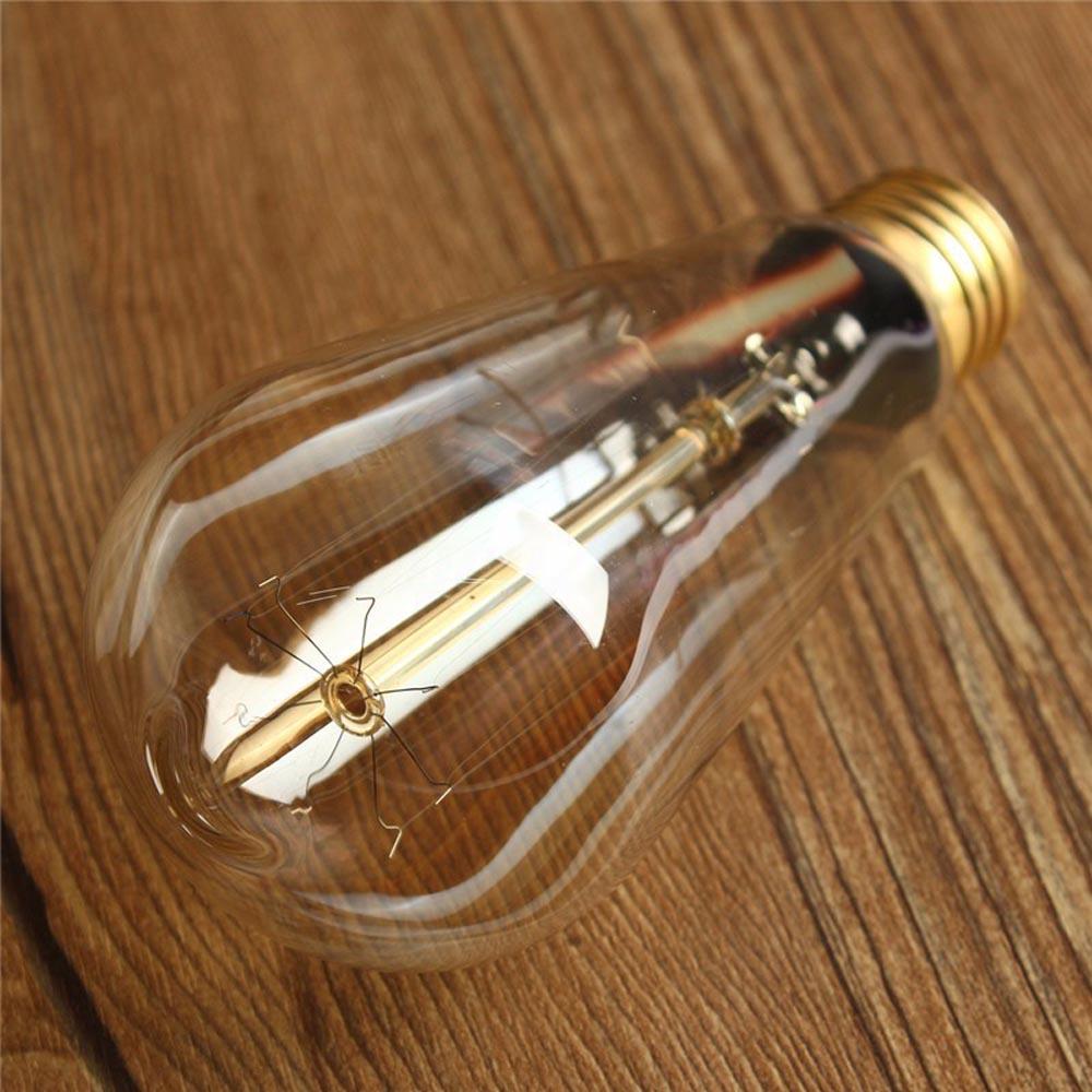 E26 ST64 60W Vintage Retro Industrial Filament Dimmable Bulb~1145