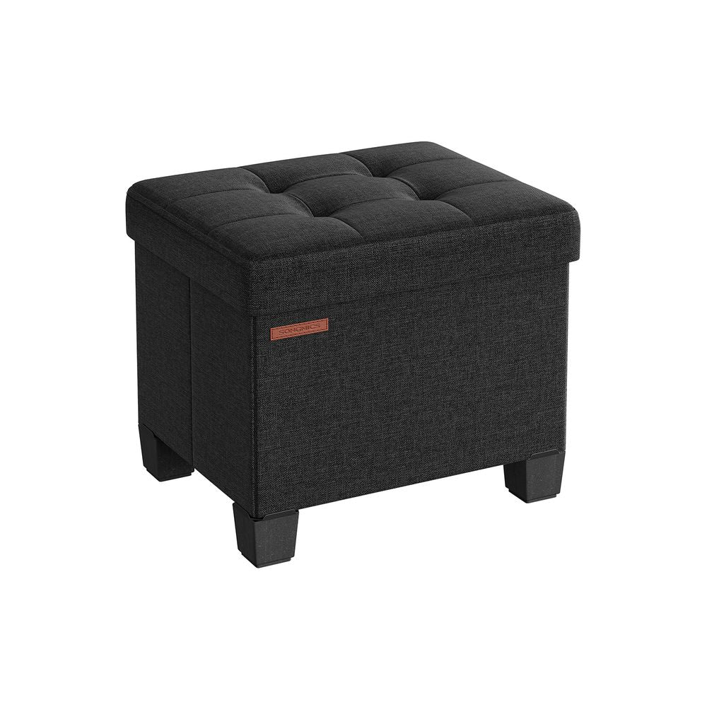 SONGMICS Small Ottoman Foot Rest with Legs 