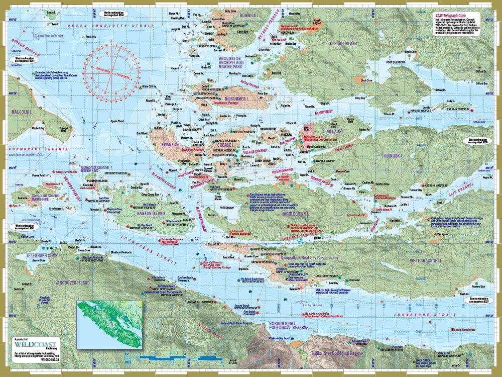238 Broughton-Johnstone Kayaking and Boating Map 