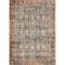Clara Orange Blue Rug – Persian-Inspired Design, Machine Washable or Premium Linen, Vibrant Orange, Blue, Green & Coral, Stylish Area Rug