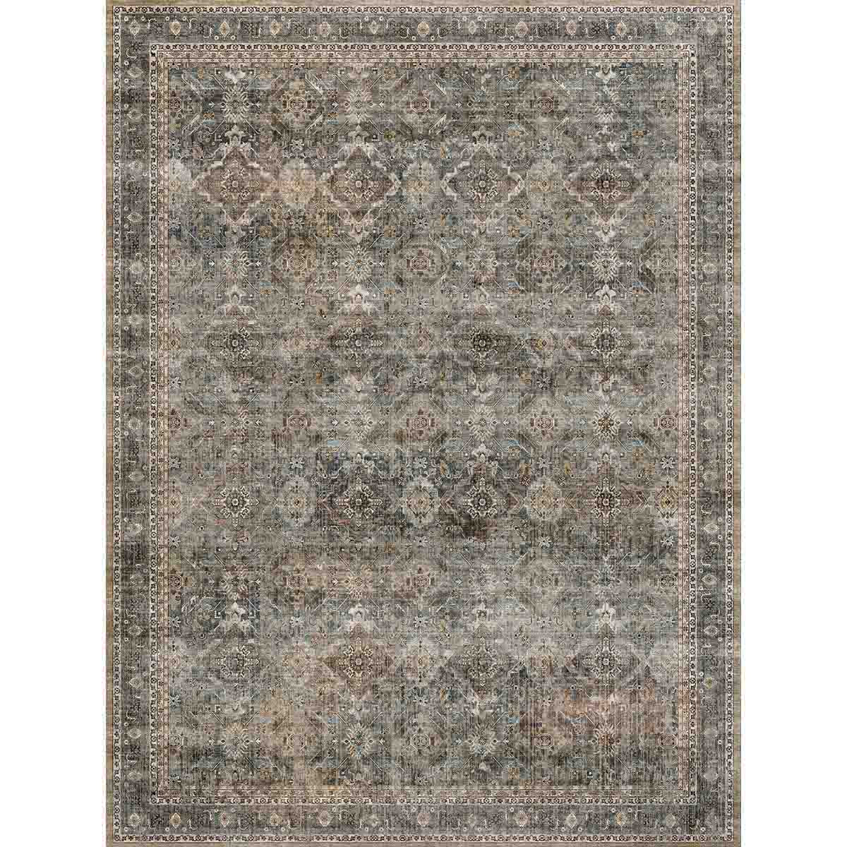 Clara Grey Olive Rug 