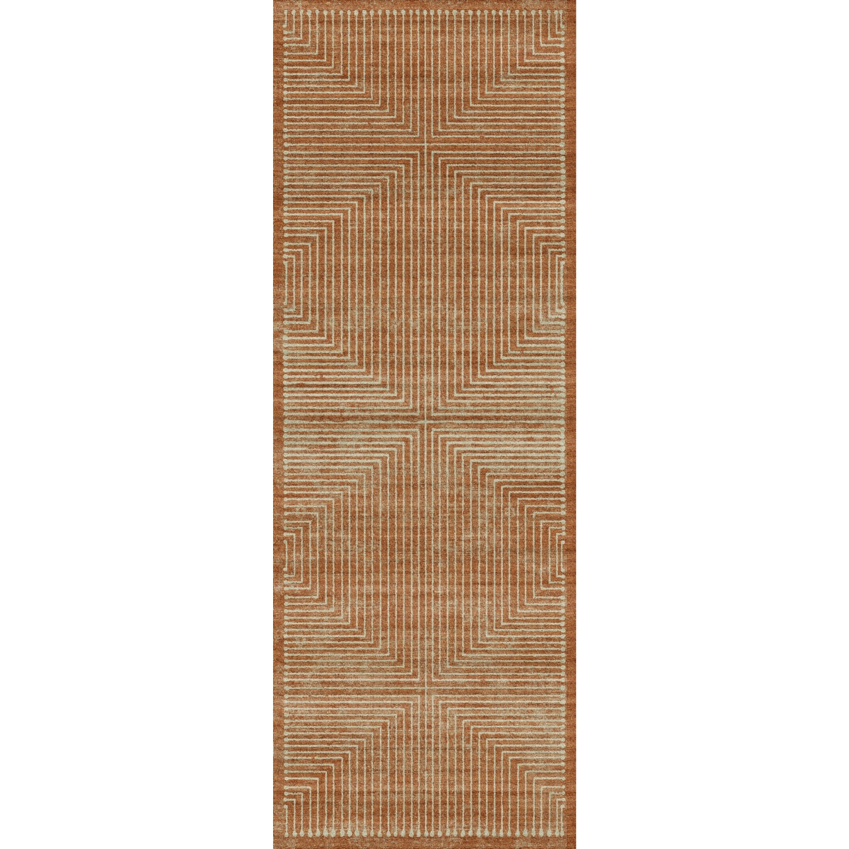 Bond Natural Orange Ivory Rug 