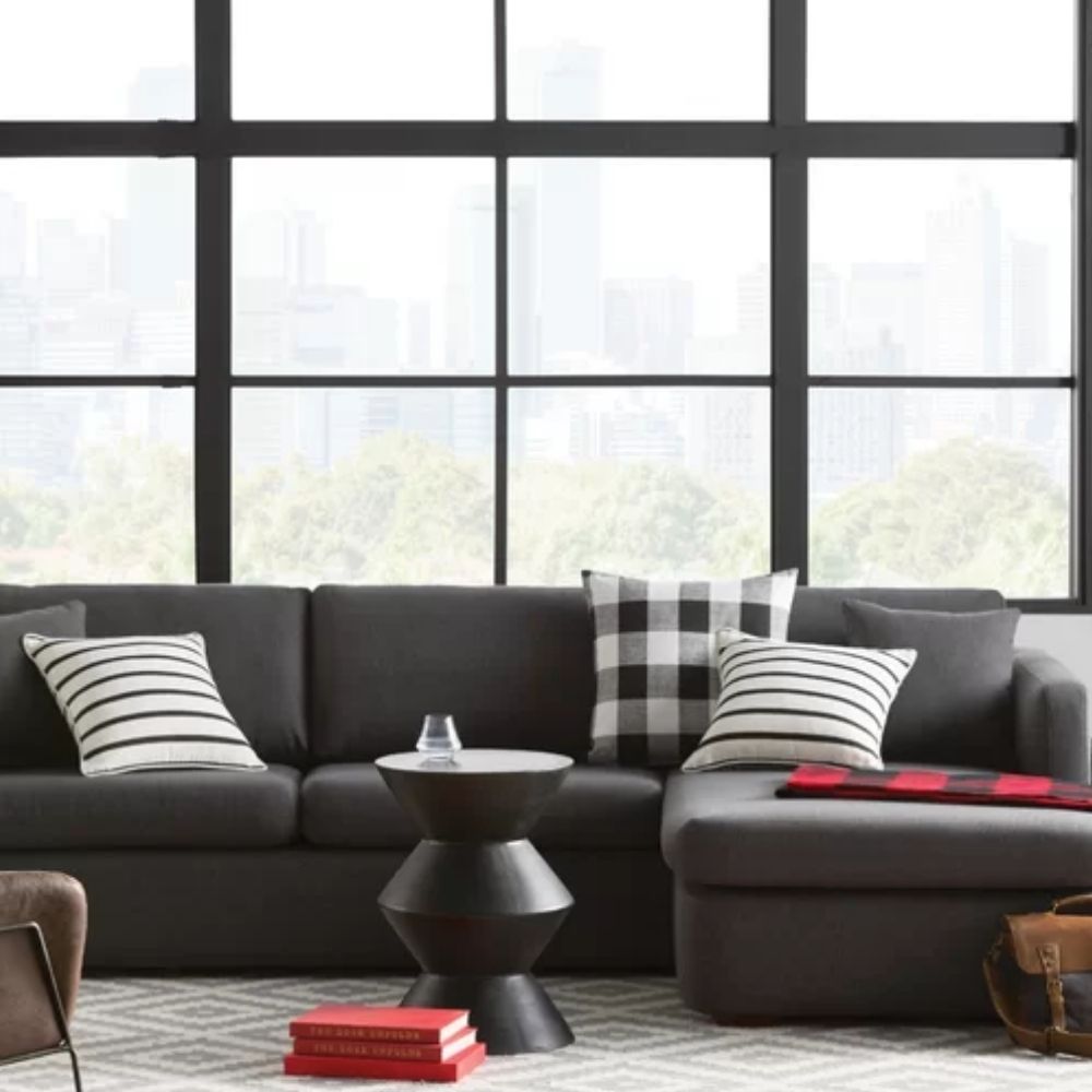 Charlie Concrete Terrazzo Mid-Century End Table 