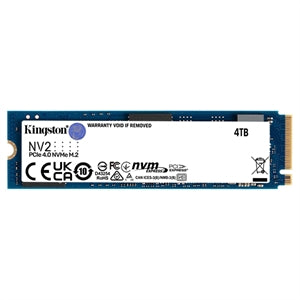 Kingston NV2 SNV2S/4000G 4 TB Solid State Drive - M.2 2280 Internal - PCI Express NVMe (PCI Express NVMe 4.0 x4) 