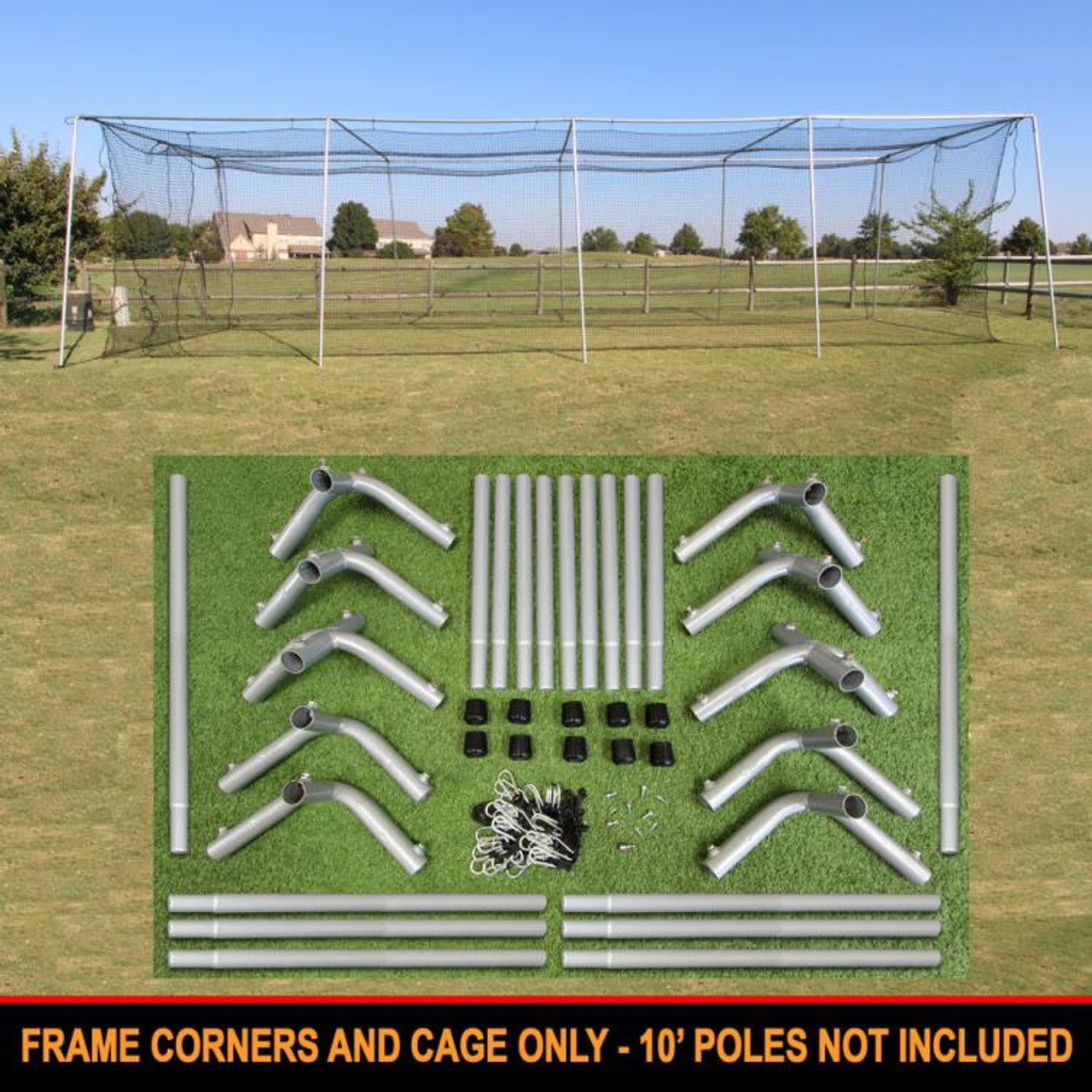 #24 Batting Cage with Frame Corners