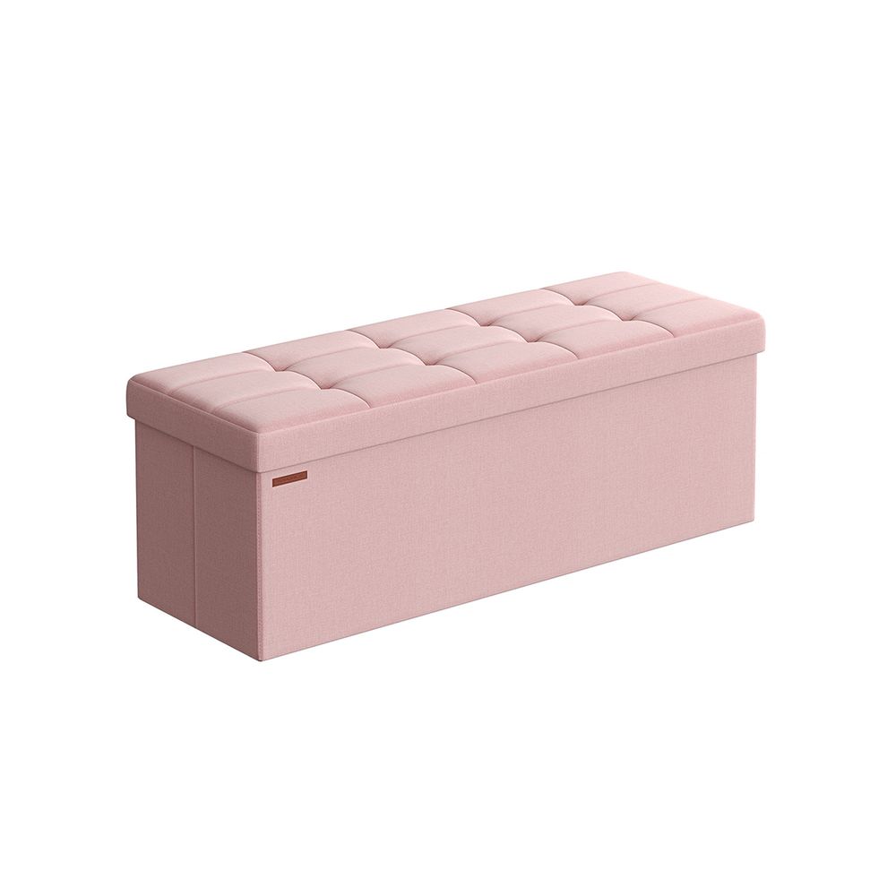 SONGMICS MAZIE Collection 43'' Folding Storage Ottoman Bench 