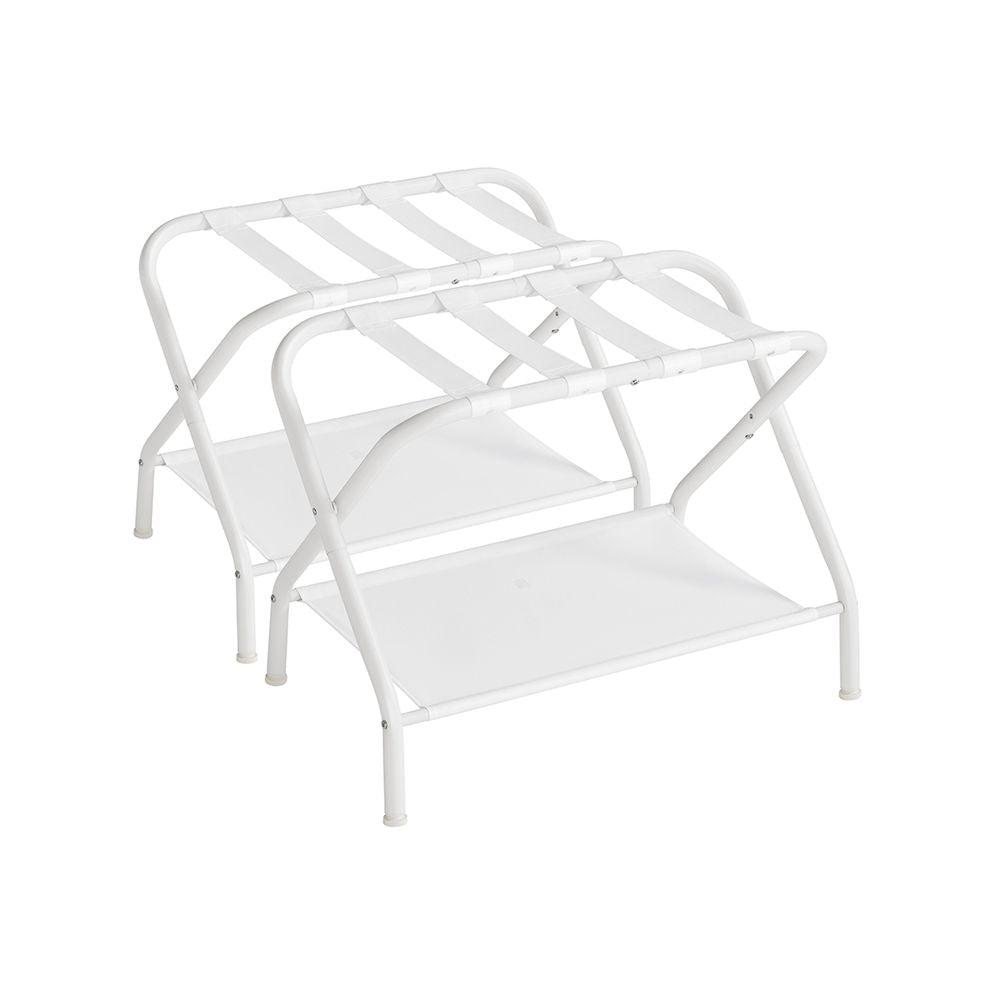 SONGMICS Black Foldable Luggage Rack 