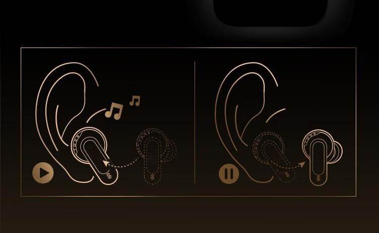 Smart Screen Noise-Cancelling Bluetooth earbuds True Wireless In-ear Headphone 