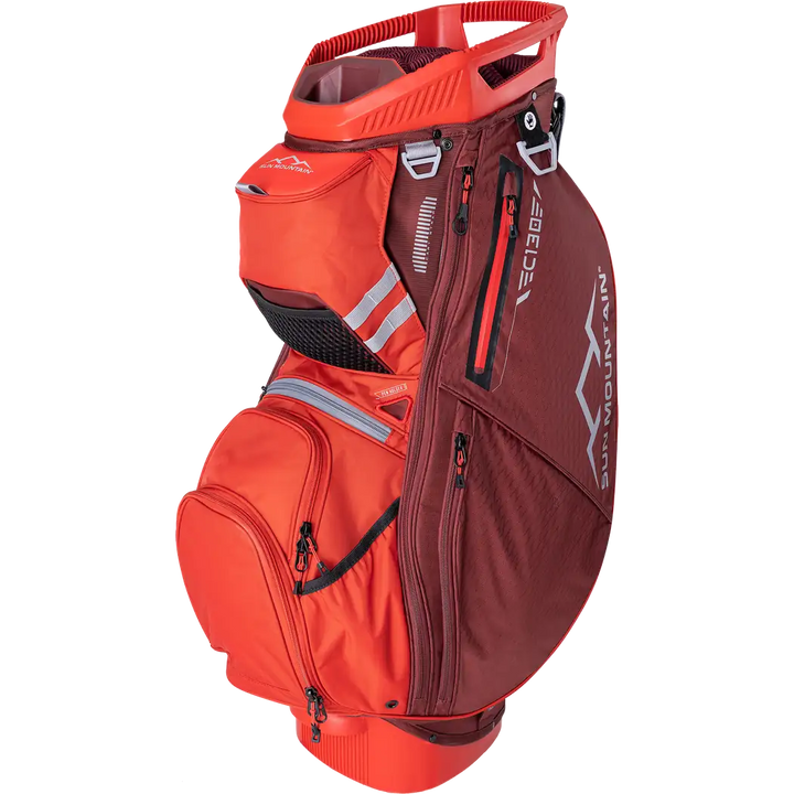 Sun Mountain C130 Golf Cart Bag – 5-Way Top, Forward-Facing Pockets & Smart Strap System 