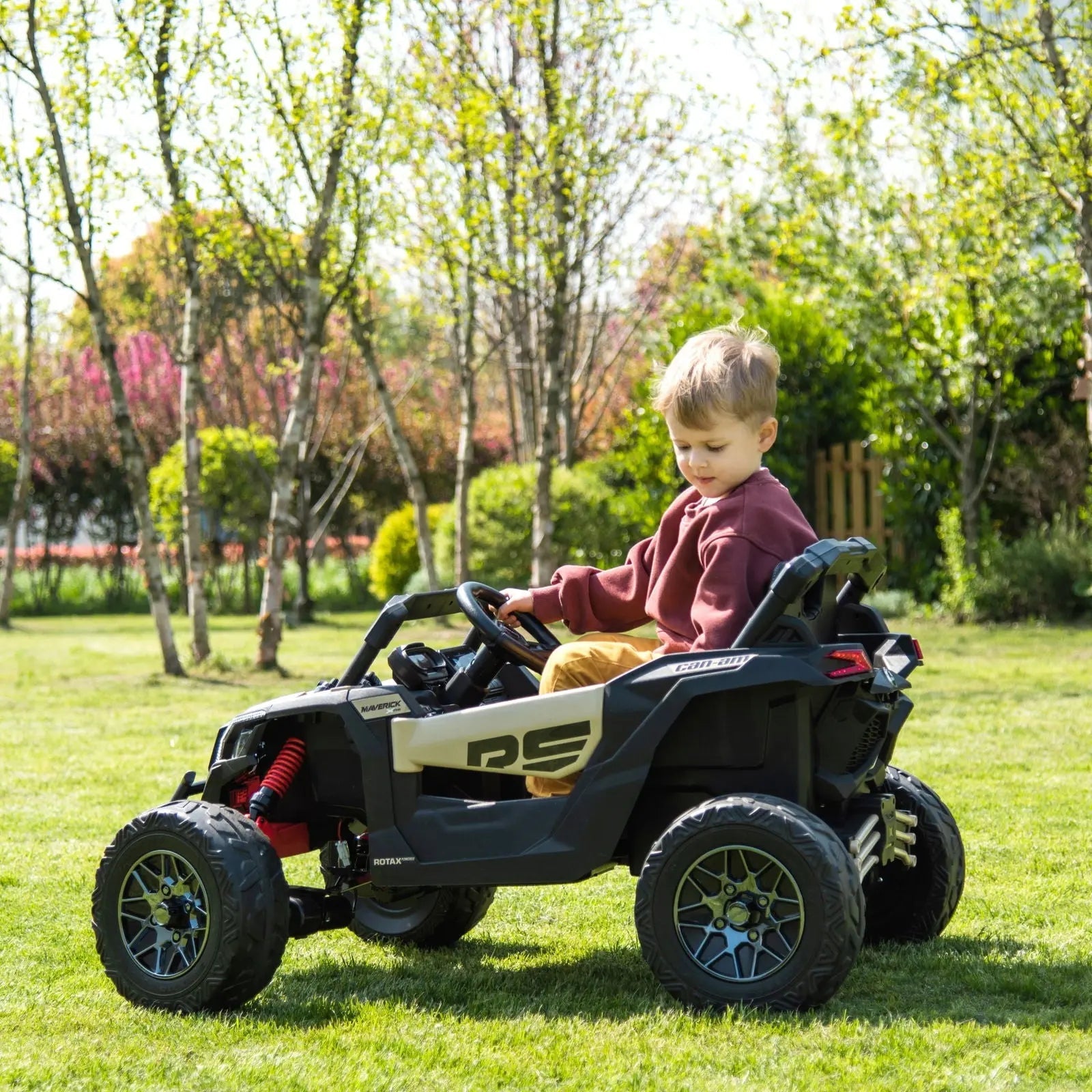 24V Can-Am Maverick 1-Seater UTV - Kids Electric Ride-On