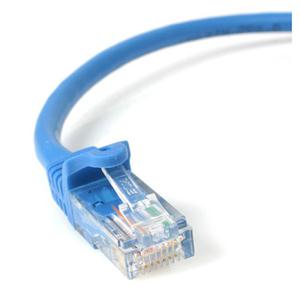 100 ft Blue Snagless Cat5e UTP Patch Cable 