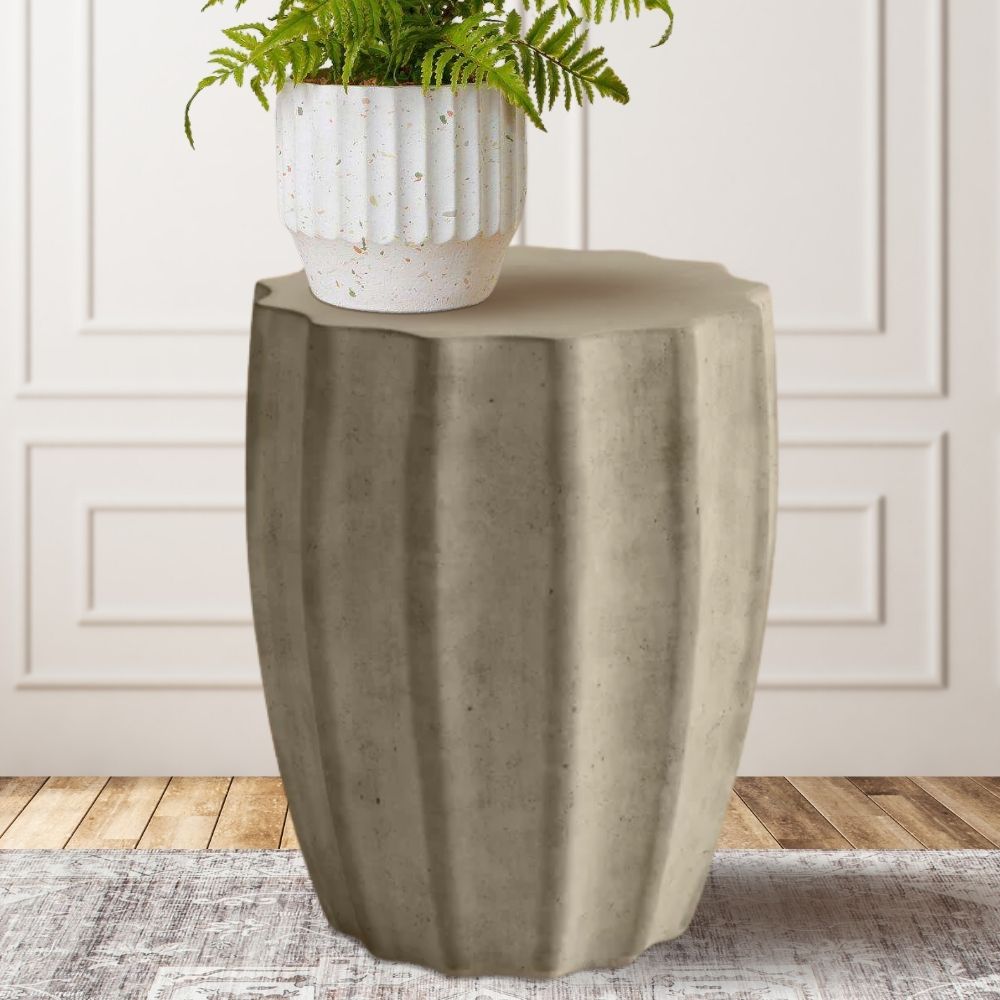Ricardo Concrete Terrazzo Mid-Century End Table 