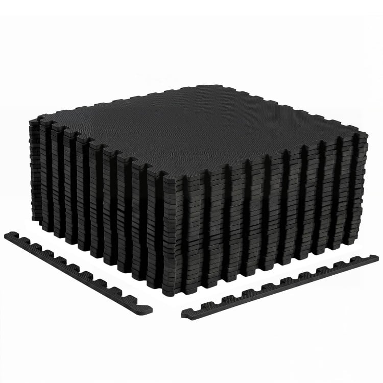 24 Pack Non-Slip Protective Interlocking EVA Foam Floor Tiles