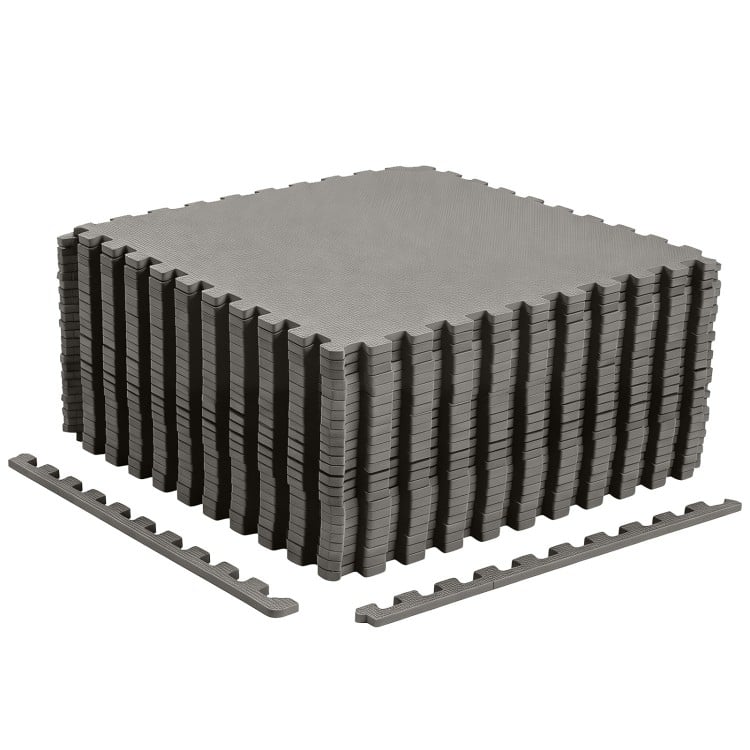 24 Pack Non-Slip Protective Interlocking EVA Foam Floor Tiles