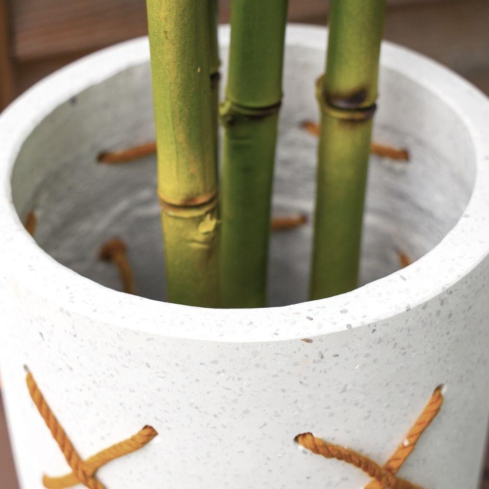 Coco Sandy Cement Planter 9'' 