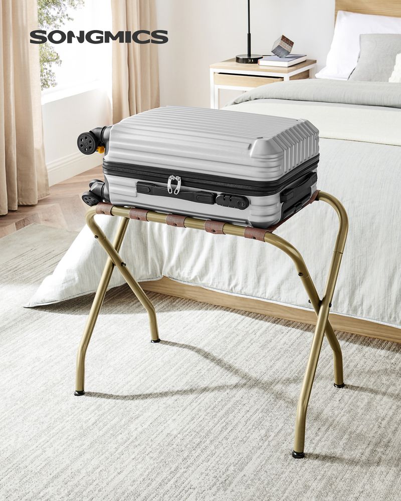 SONGMICS Folding Luggage Rack 