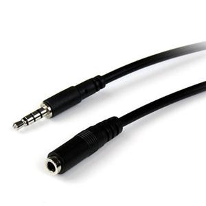 StarTech.com 2m 3.5mm 4 Position TRRS Headset Extension Cable - M/F 
