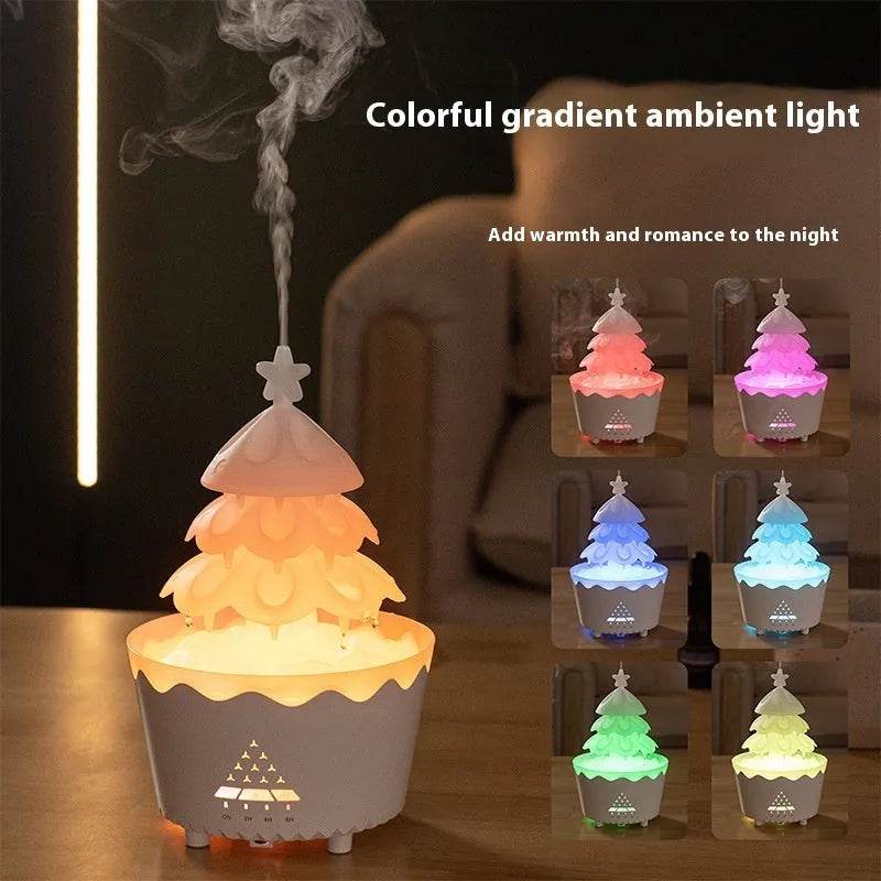 2024 New Design Essential Oil Aroma Diffuser Household Mute Small Remote Control Humidifier Suitable For Home Christmas Gift 