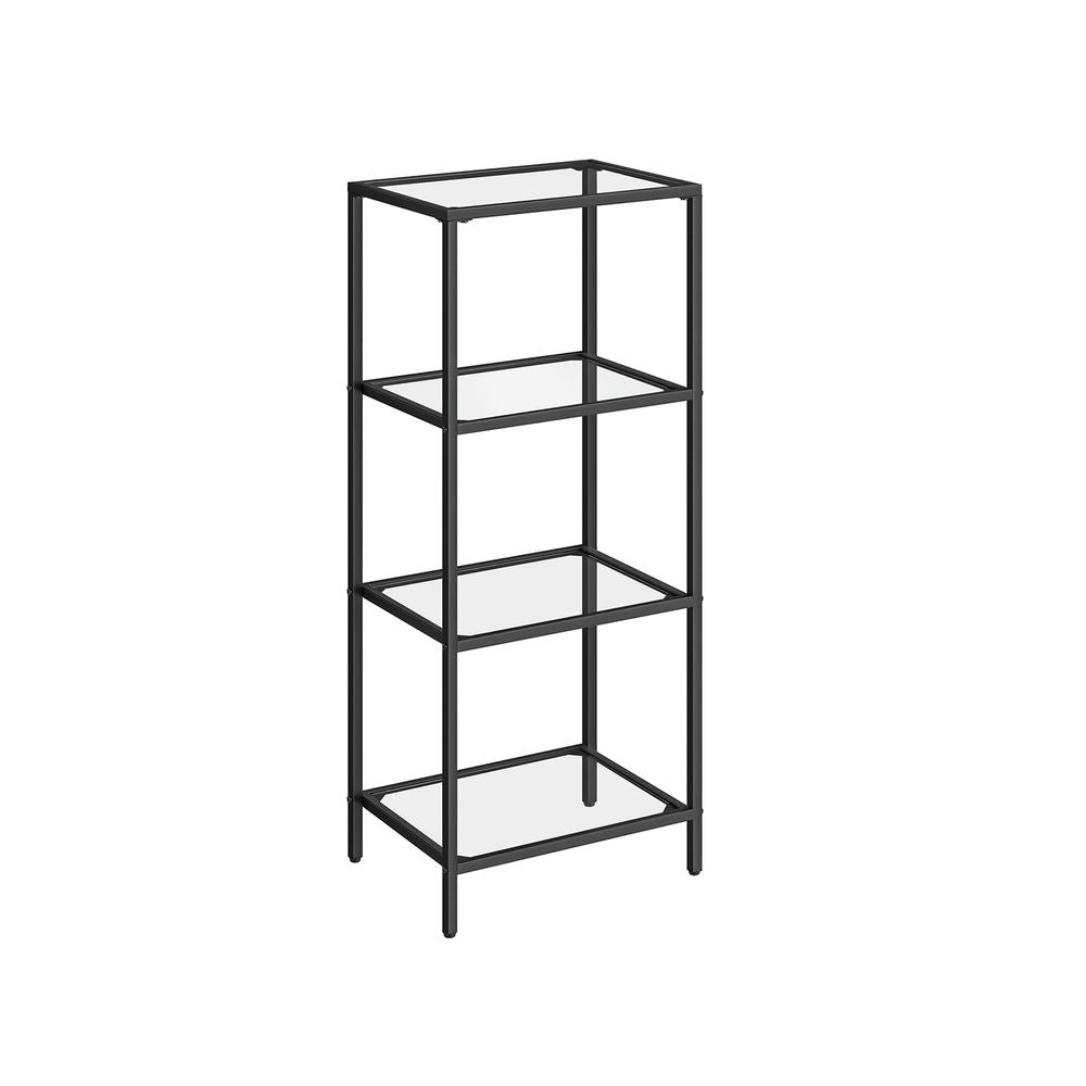 VASAGLE Bookcase, Slim Shelving Unit 