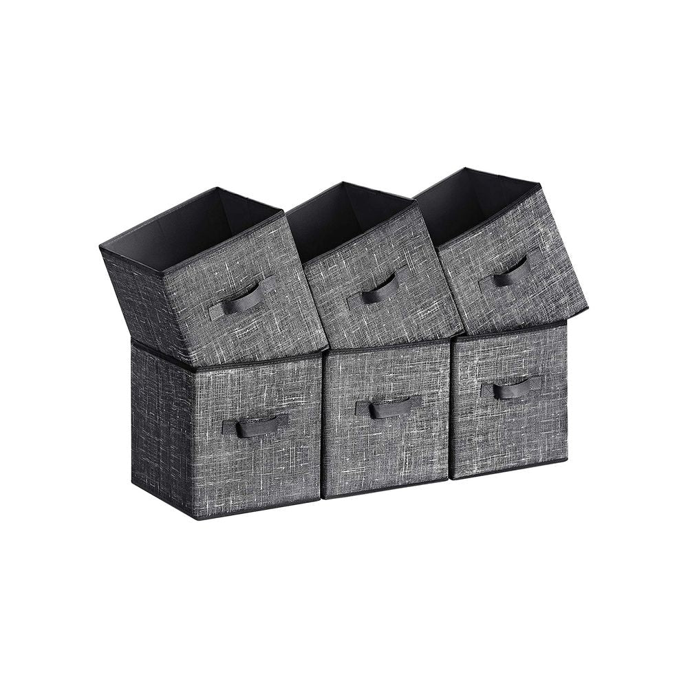 SONGMICS Non-Woven Fabric Storage Cubes with Double Handles 