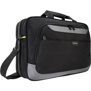 Targus City Gear TCG460 Carrying Case (Messenger) for 15.6" Notebook - Black, Gray 