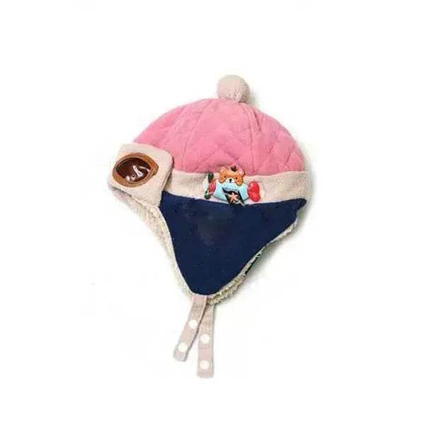 Baby and Toddler Winter hat Hooded Winter Pilot  Beanie Warm baby cap 